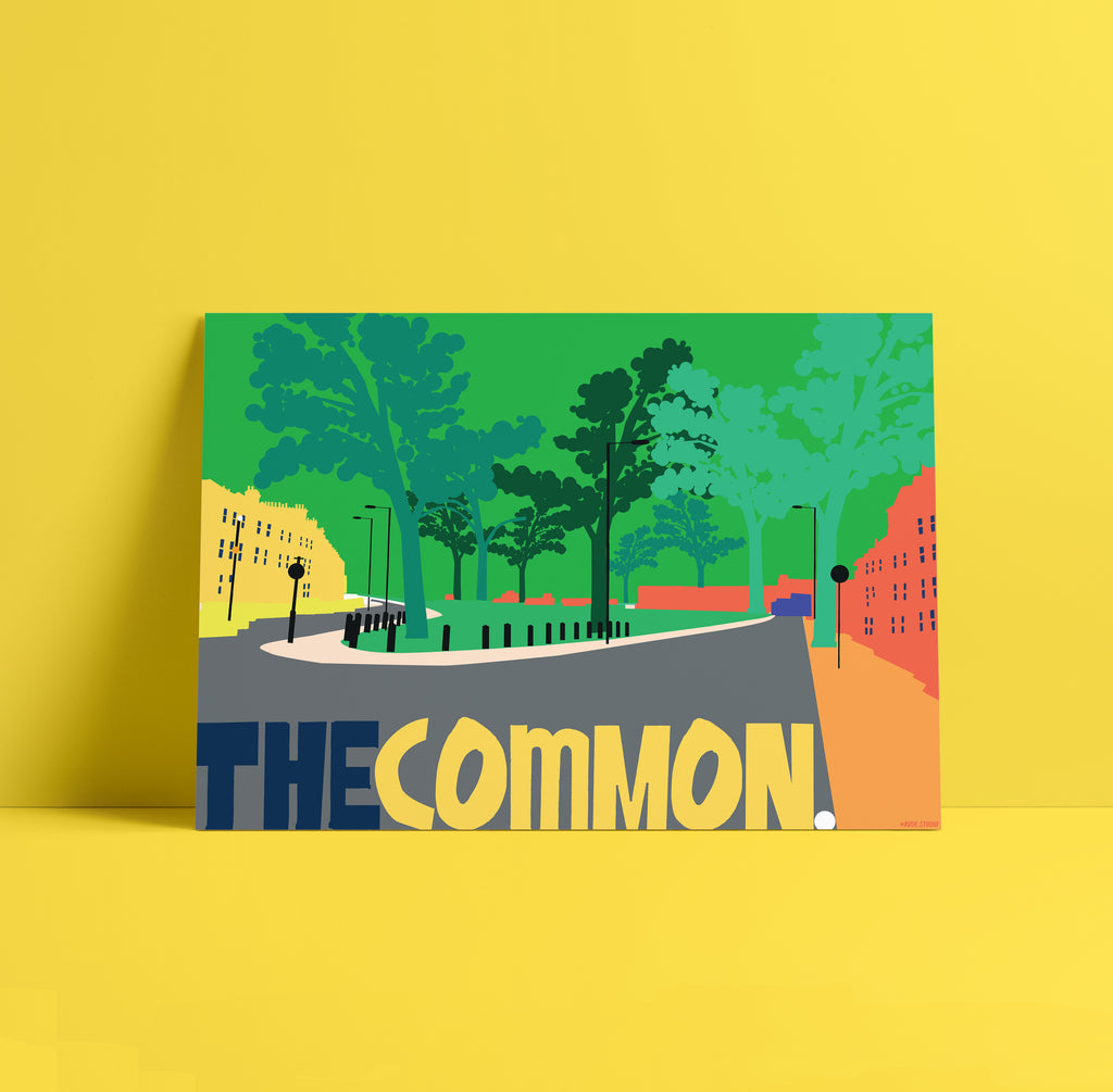 'The Common' Indigo Print.
