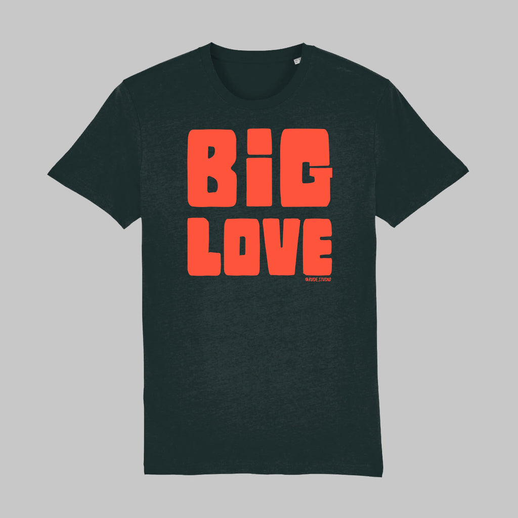 'BIG LOVE' Black T-Shirt.