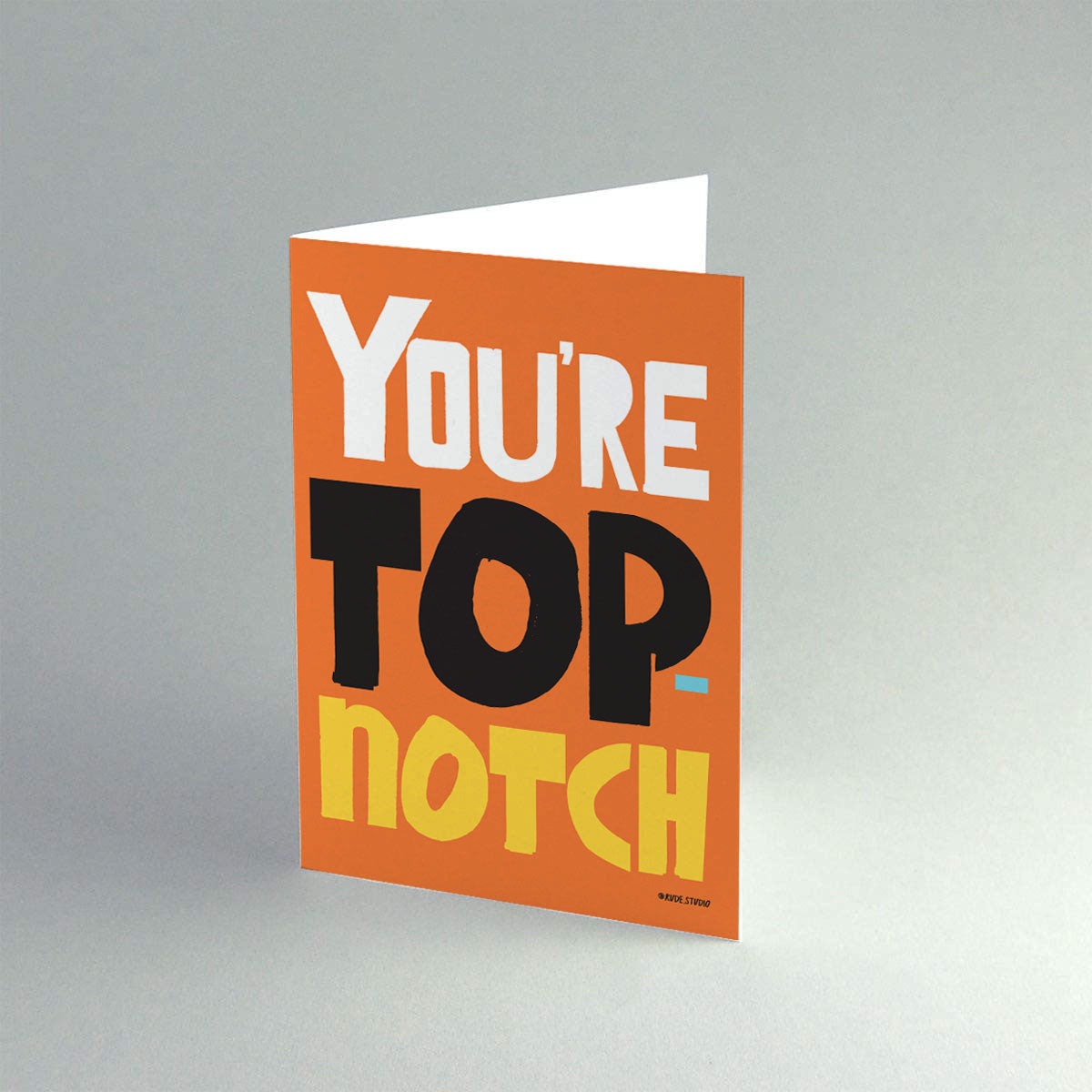 'Notch' Greeting Card | RUDE