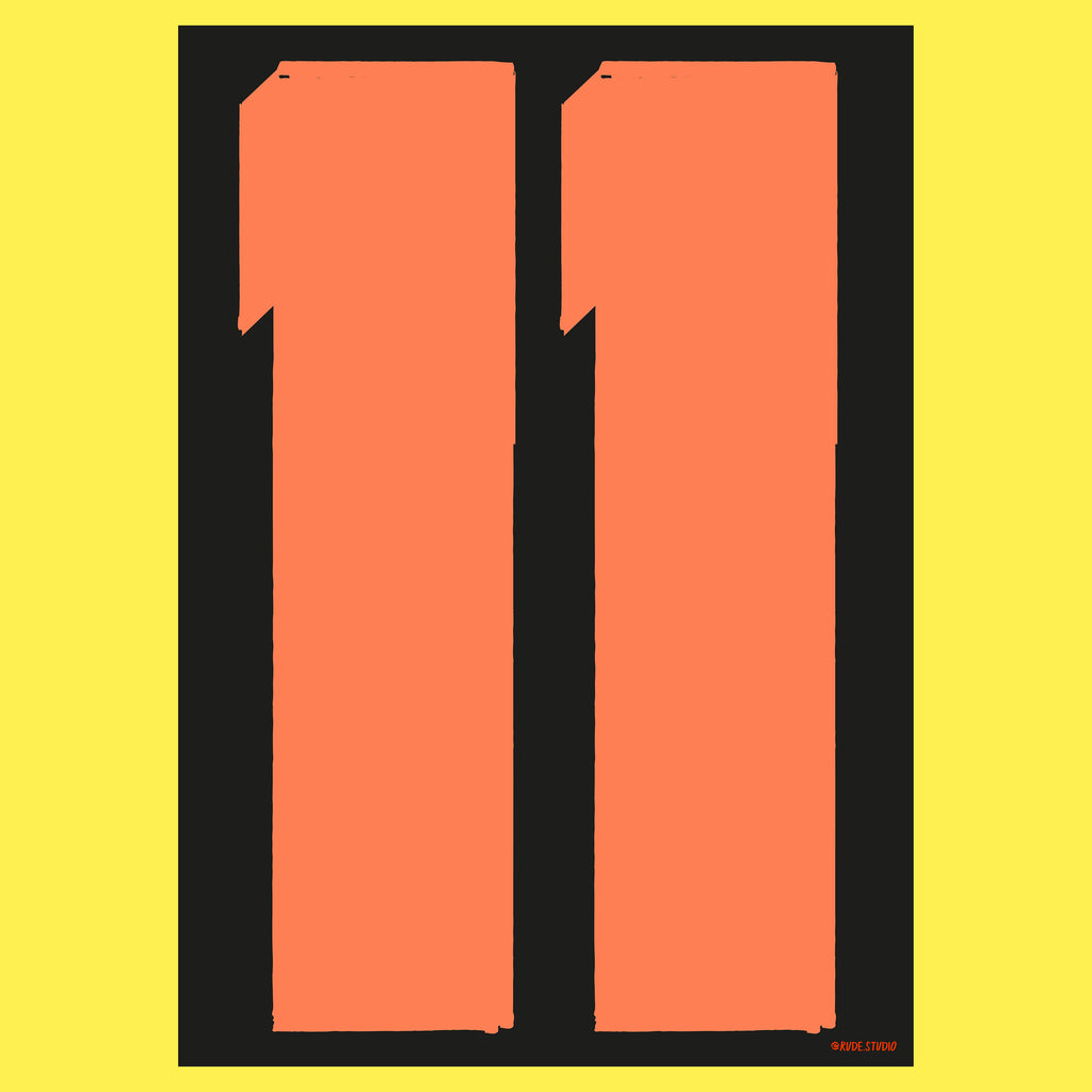 Bespoke Number Art.