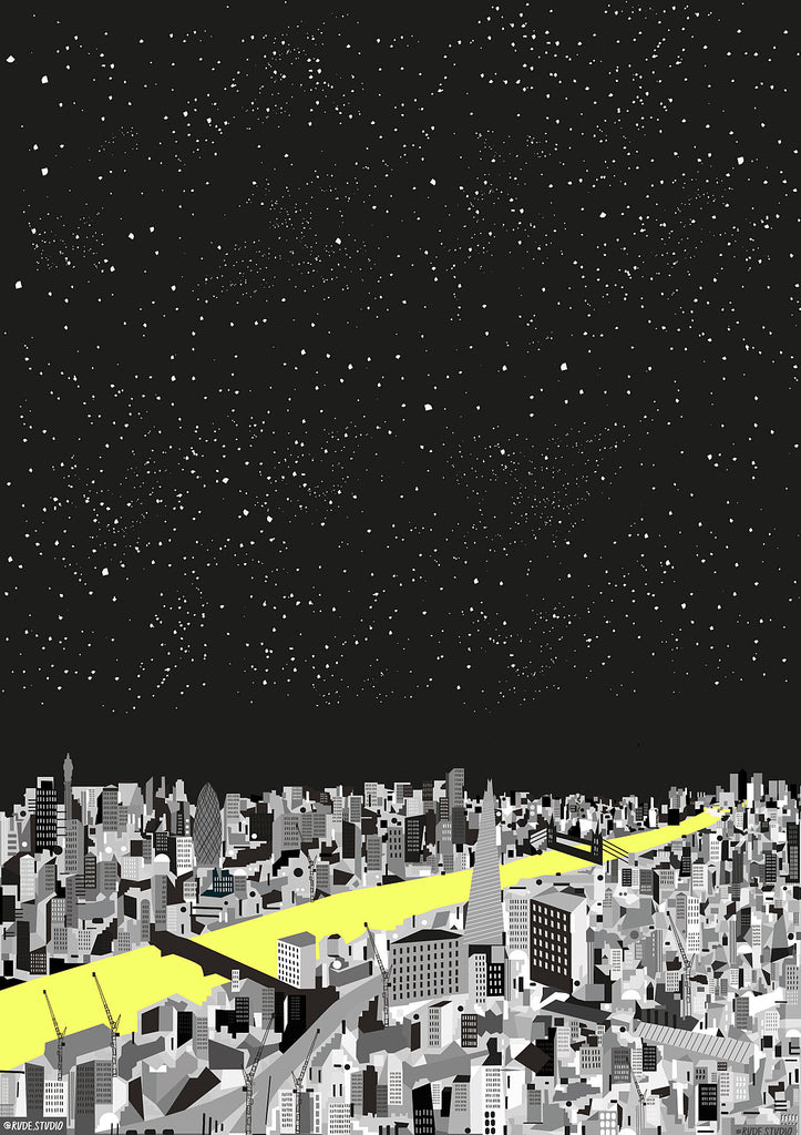 'Night  London' Giclée Print