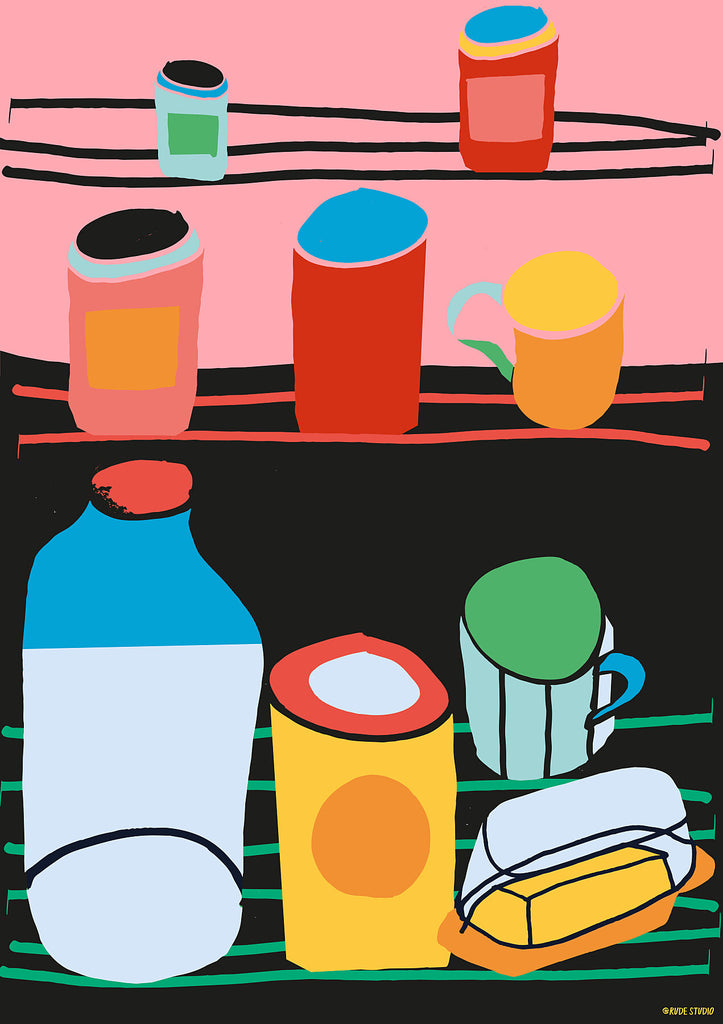 'Kitchen Shelf' Giclée Print