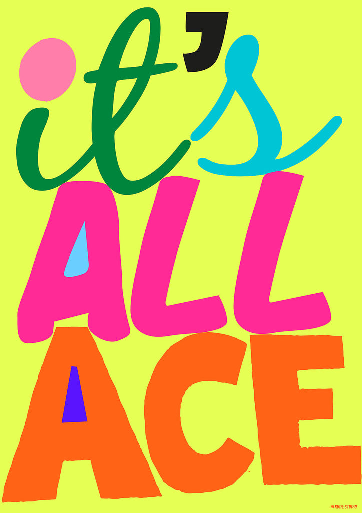'It's Ace Yellow' Giclée Print