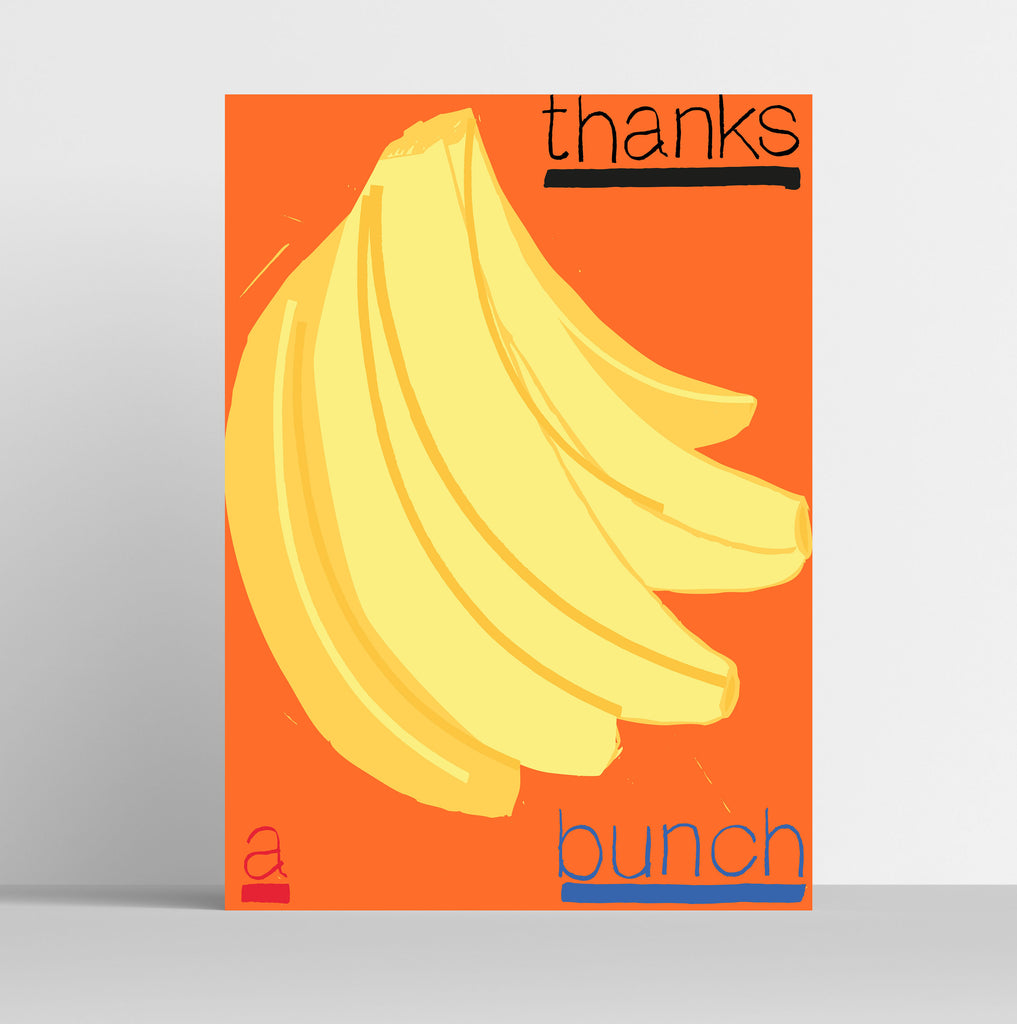 'Bunch' Indigo Print.