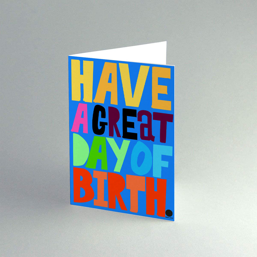 'Day Of Birth' Card