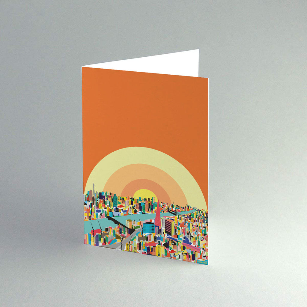'London Sunrise Colour' Card