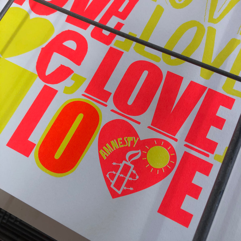 '60 x LOVES' Screen Print.