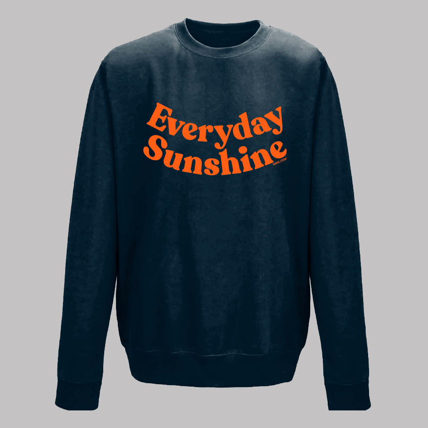 'Everyday Sunshine' Kids Sweat Black.