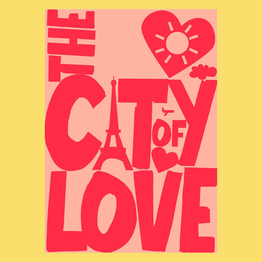 'City Of Love' Indigo Print.