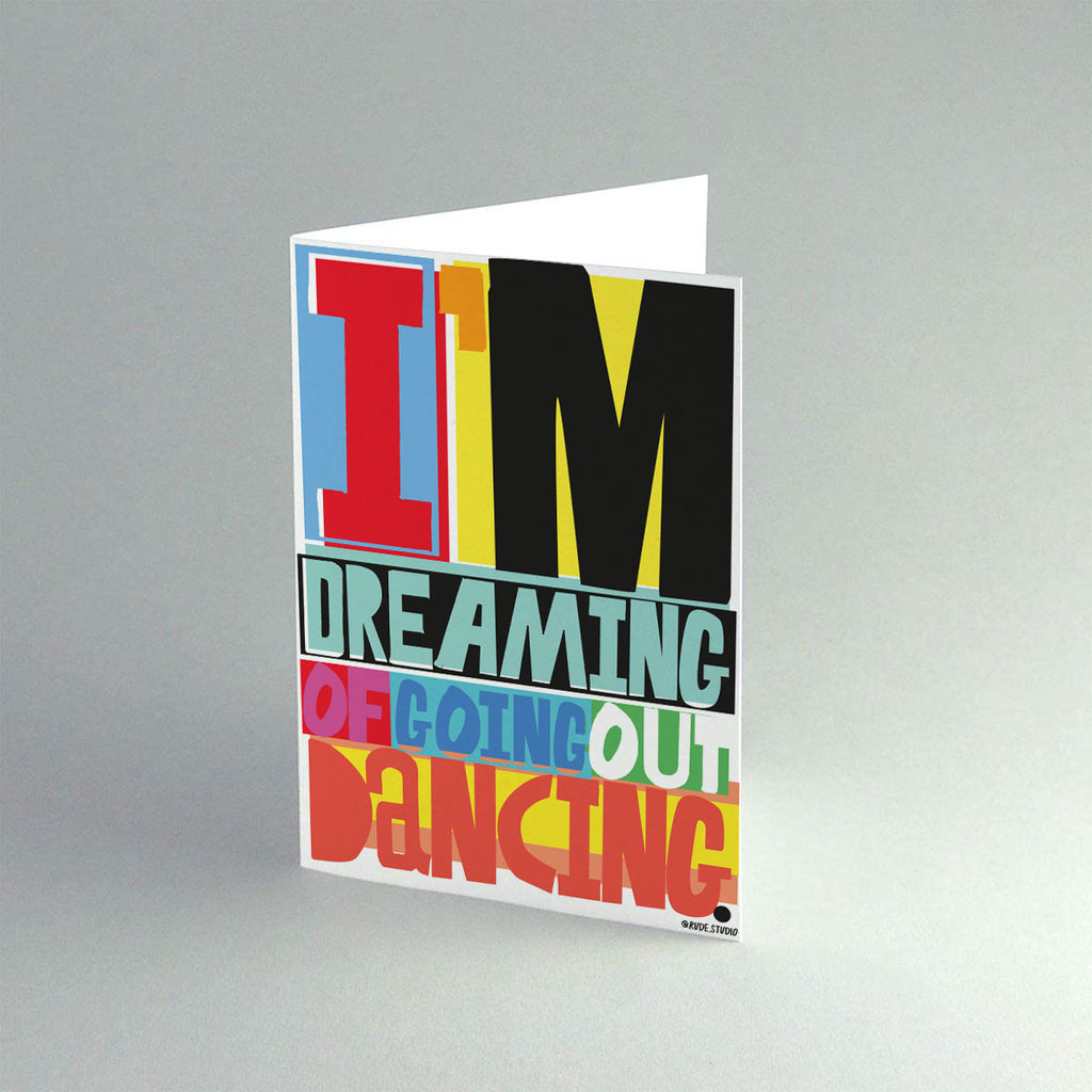 Dancing Card Example 'Dancing' Greeting Card | RUDE