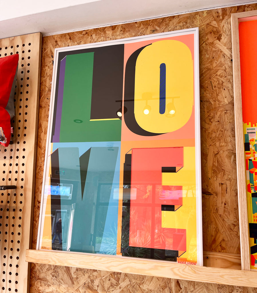 'LOVE' Studio Print