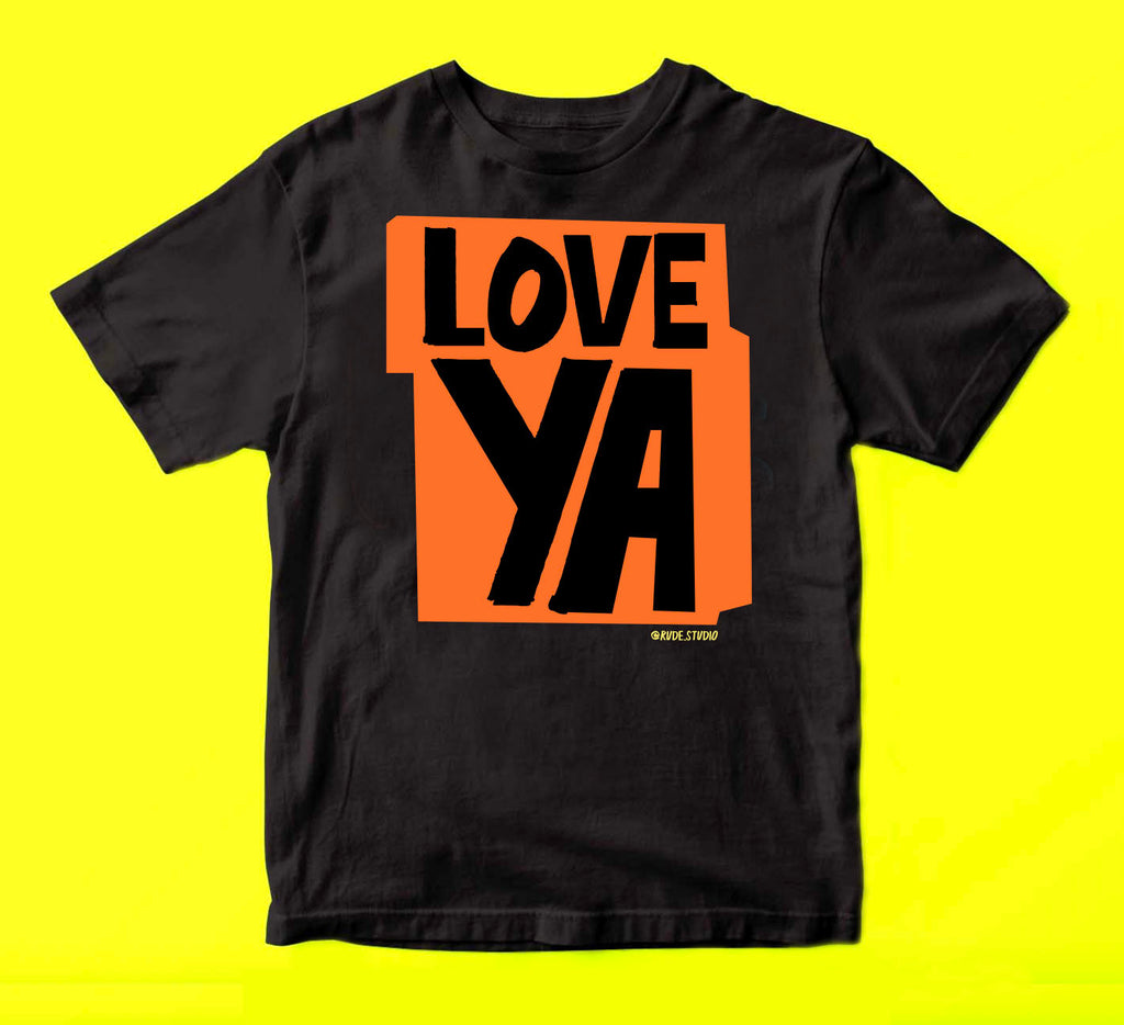 'Love Ya' Black T-Shirt.