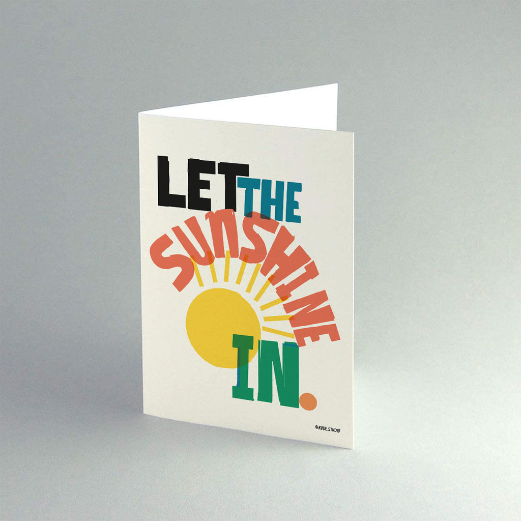 'Sunshine In' Card