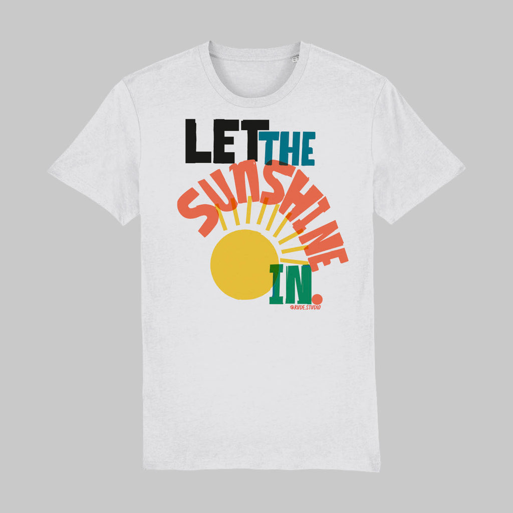 'Sunshine' White T-Shirt.